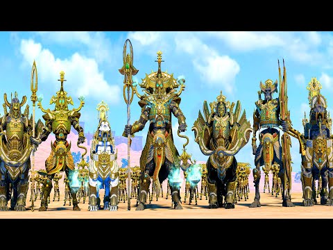 Trajann's Sentinels - LIZARDMEN vs TOMB KINGS - TotalWar Warhammer 3 cinematic battle