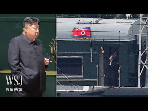 Kim Jong Un Rolls Into China on His Armored Train | WSJ News