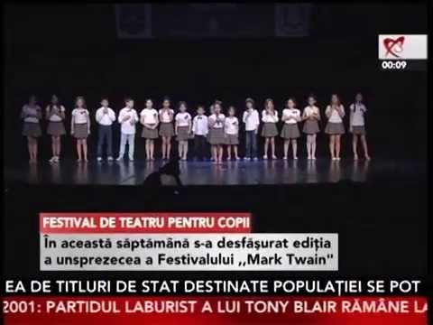 Realitatea TV - Mark Twain IS Theatre Festival 2015