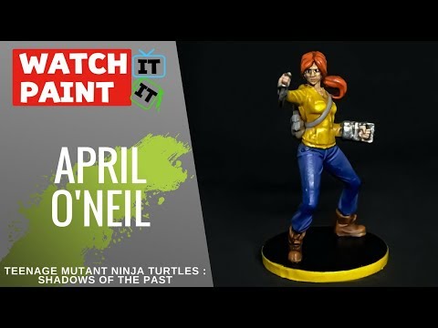 Teenage Mutant Ninja Turtles : Shadows of the Past - Painting April O'Neil