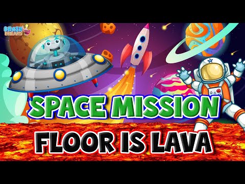 Floor Is Lava & Freeze Dance in Space! Brain Break For Kids | Fun Exercise For Kids