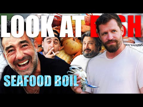 Are You Garbage joins Tommy Pope and Chris O'Connor for a Seafood Boil  - Look at Dish #21