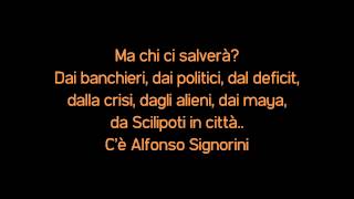 Fedez - Alfonso Signorini ( Eroe Nazionale ) TESTO/LYRICS