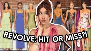 I tried REVOLVE'S best-selling WEDDING GUEST DRESSES (hit or miss!)