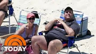 Governor Chris Christie Visits Beach As Public Turned Away Amid State Government Shutdown | TODAY
