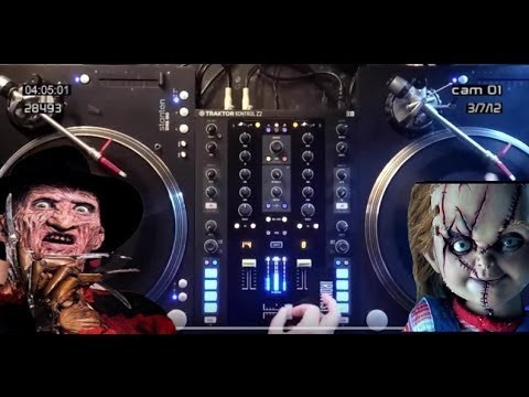 Halloween turntablism routine #beatjuggling #turntablism #scratching #halloween