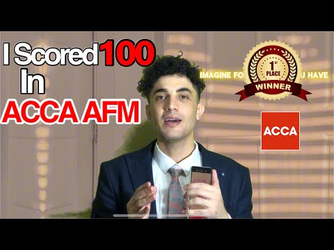 How I Scored a Perfect 100 In ACCA AFM!  #APM #ACCA #CA #F7 #F2 #F5 #PM #F3 #F8 #AA