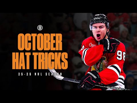 Every NHL Hat Trick from October (2025-26)