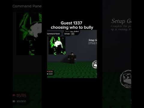 Guest 1337 choosing who to bully #forsaken #roblox #fyp #shorts #shortsfeed #funny #Jason #guest1337