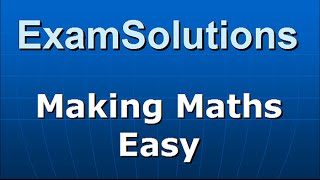Edexcel S1 Statistics June 2014 Q1(a) : ExamSolutions Maths Revision