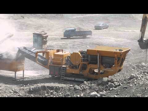 Striker JQ1165E track jaw crusher China