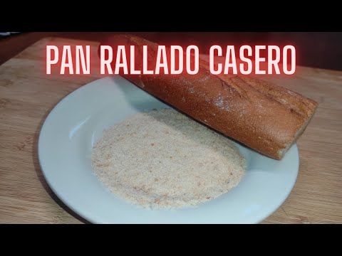 Así es como se prepara el PAN RALLADO