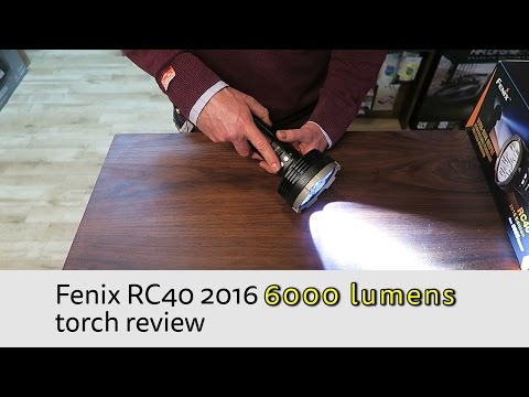 Fenix RC40 2016 6000 lumens torch - review