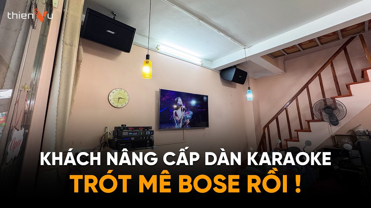 Bộ Dàn Karaoke Cao Cấp Bose Showtime SK12 TVA952025 Chính Hãng - Video