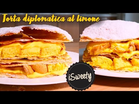 Ricetta Torta Diplomatica [Con Crema Pasticcera al Limone] e Pasta Sfoglia Fatta in Casa