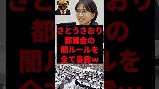 さとうさおり、都議会の闇ルールを全て暴露ｗ