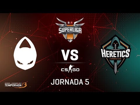 X6TENCE VS TEAM HERETICS - Mapa 1 - Jornada 5 - #SuperligaorangeCSGO5