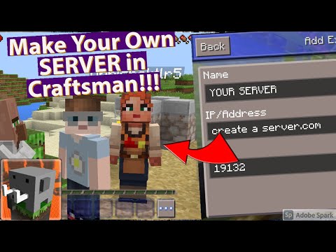 How To Make Your Own MULTIPLAYER SERVER in Craftsman: Building Craft!! | (EASY!)