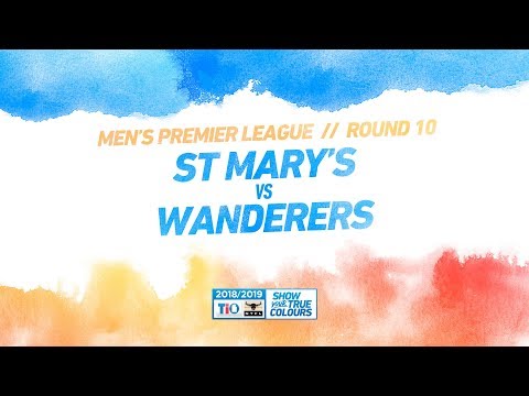 St Mary's vs Wanderers: Round 10 - Men's Premier League: 2018/19 TIO NTFL