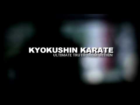 Kyokushin karate outdoor and hardcore training