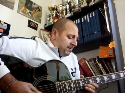 Smooth blues guitar solo (E min )