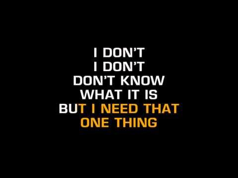 One Direction - One Thing (Karaoke)