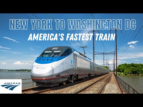 AMTRAK'S ACELA EXPRESS - New York to Washington DC in under 3 hours (Business Class)