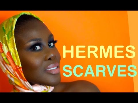 Wie ich meine HERMES-Schalkollektion binde und trage | Anleitung | Fumi Desalu-Vold