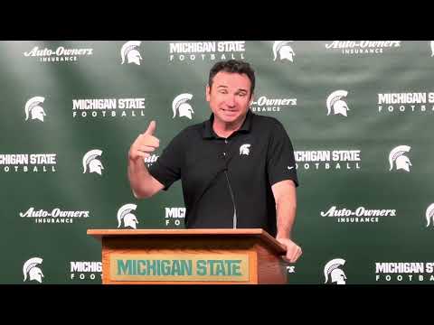 Michigan State coach Jonathan Smith on loss at Nebraska, previewing UCLA. 