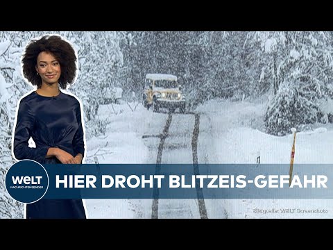 SCHNEE UND REGEN: Glatteisgefahr! Hier droht besonders hohe Unfallgefahr durch Glätte I WELT WETTER