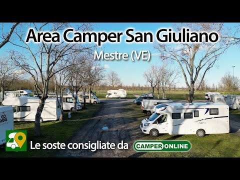 Le aree di sosta segnalate da CamperOnLine: San Giuliano Venice, l'area per visitare Venezia