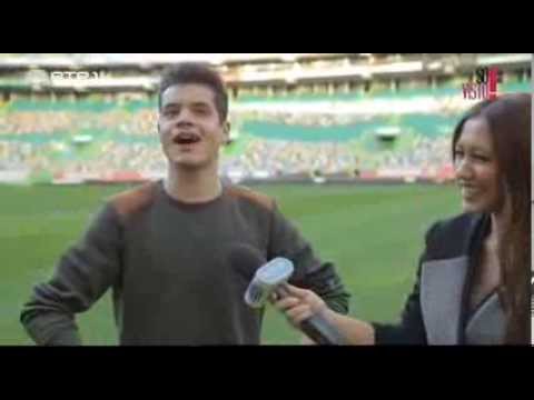 Ivo Lucas visita o Estádio do Sporting (1ª parte) - SóVisto!