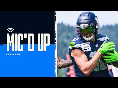 Cooper Kupp Mic'd Up During Training Camp | Seattle Seahawks