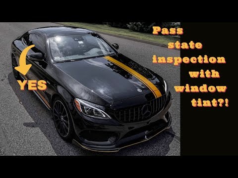 Can you pass state inspection with window tints? IT DEPENDS