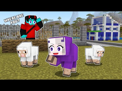 Using MORPH to CHEAT In Minecraft Hide and Seek!