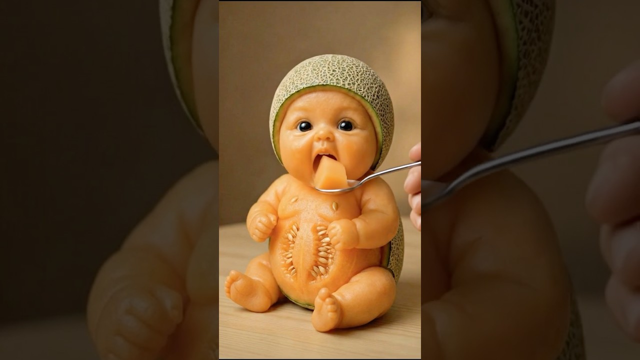 メロンを食べる #aiasmr #eating #asmr #cantaloupe #shorts