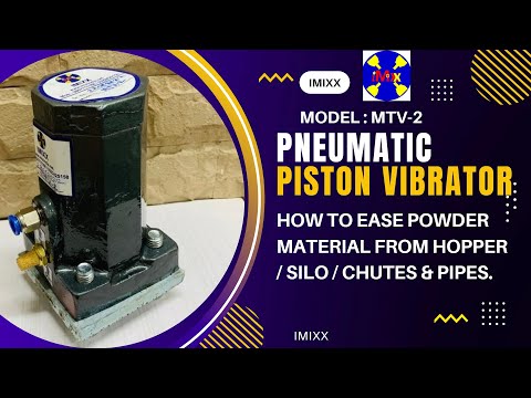 Pneumatic Piston Vibrator MTV 2 - Use in Powder