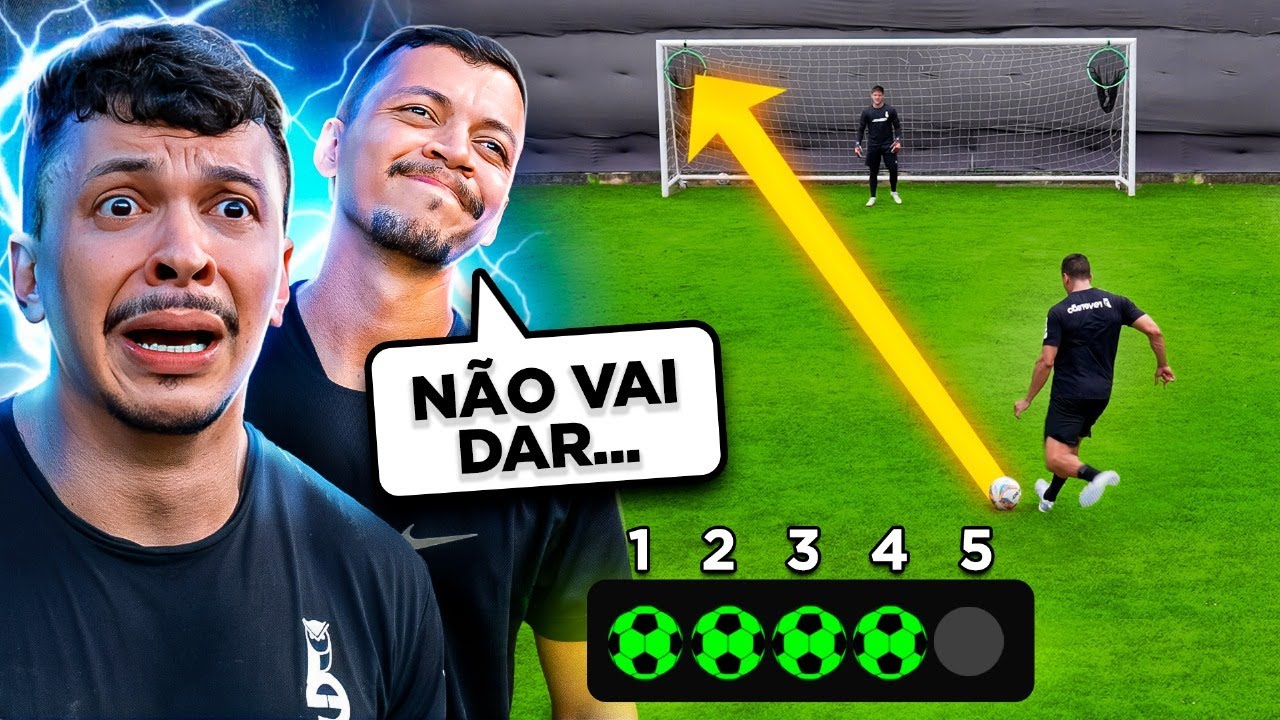 O VÍDEO SÓ ACABA COM 5 GOLS SEGUIDOS 🤯⚽️*quem será o vilão?!*