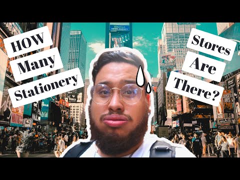 Are THESE absolutely the best Stationery Stores in New York City? | Ep. 2 | NYC Vlog and Walkthrough