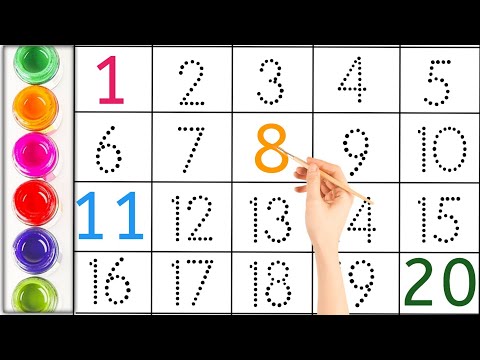 1 - 20 Number counting for kids | counting numbers for kids | 123 learning for kids, numbers song