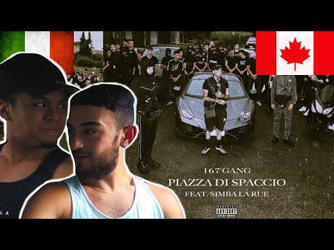 CANADIANS REACT TO ITALIAN RAP - 167 Gang - Piazza Di Spaccio ft. Simba La Rue