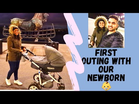 First outing with my newborn 👶| A day in the life | lockdown 2.0 in Germany | Life in Germany 🇩🇪