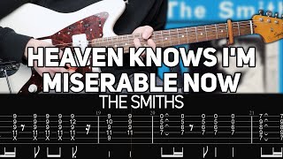 The Smiths - Heaven Knows I'm Miserable Now (Guitar lesson with TAB)