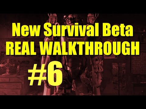 Fallout 4 Survival Beta Walkthrough Part 6 - How to Get Lots of Glowing Fungus for Antibiotics!