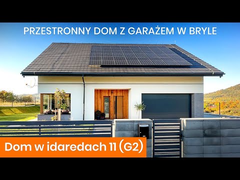 Dom w idaredach 11 (G2) – Przestronny dom z garażem w bryle - ARCHON+ Projekty Domów