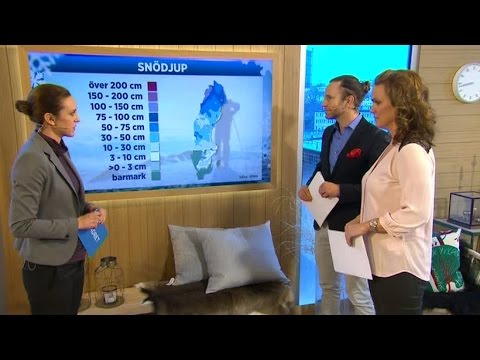 Sista sportlovsspurten: Hur blir vädret? - Nyhetsmorgon (TV4)
