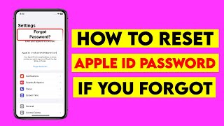 How to Reset Apple ID password if you forgot it | Reset Apple ID password if you forgot it | 2023