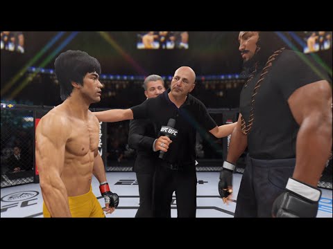 Bruce Lee vs. Pathaan 🇮🇳 Indian Agent - EA Sports UFC 4 - Epic Fight 🔥🐲