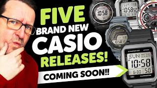 5 EXCITING NEW #CASIO WATCHES - Just Released and are Coming Soon!!