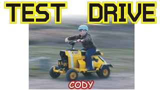 Go Kart | TEST DRIVE | Cody on Hyperion K4RT machine